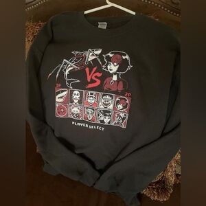 Junji Ito Artwork Pixel Art Player Select Screen Crewneck Sweatshirt The Yetee